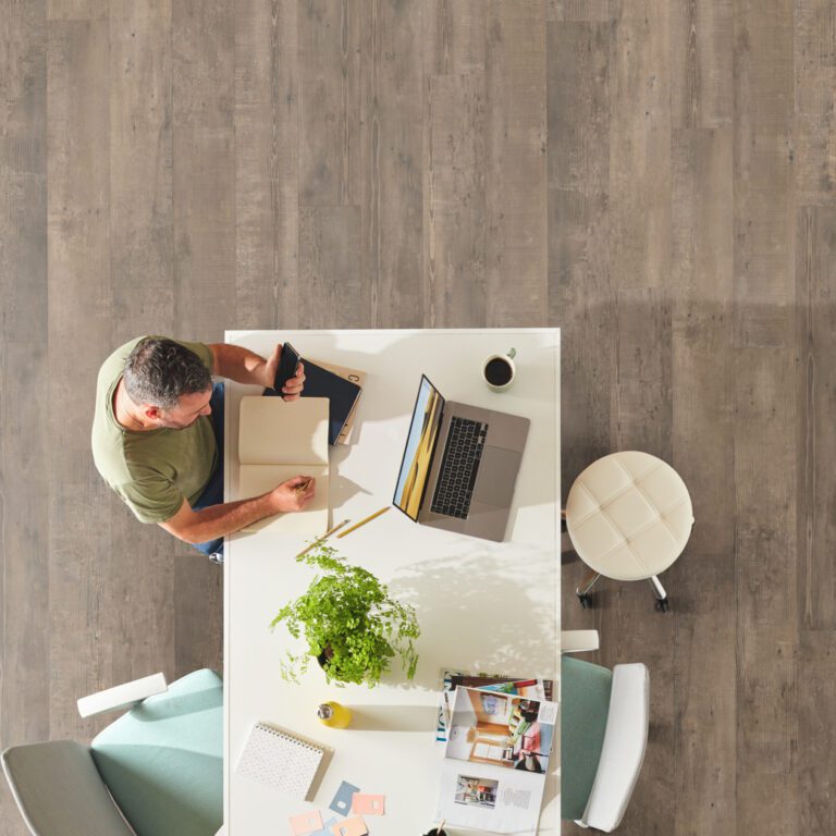Karndean Van Gogh Gluedown Smoked School Cedar
