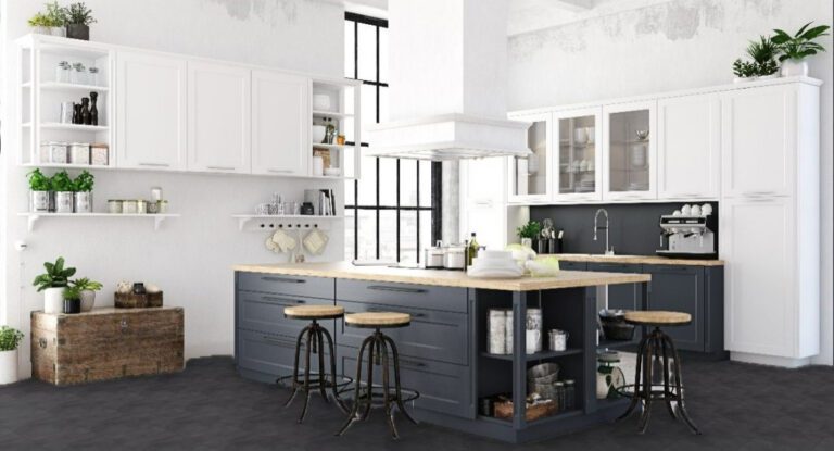 Luvanto Design Black Slate Tiles 305mm x 610mm