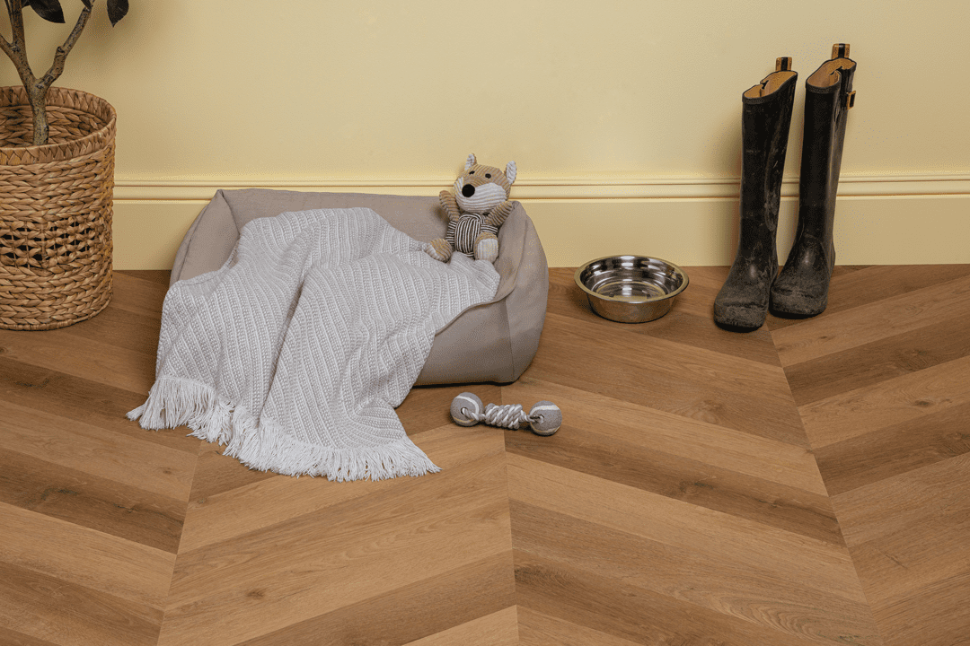 Luvanto Premium Design Chelsea Oak Chevron Flooring