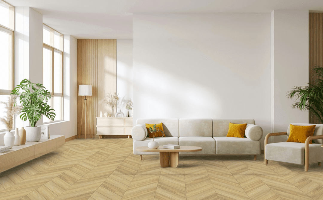 Luvanto Premium Design Norfolk Oak Chevron Flooring