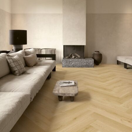 Quick-Step Impressive Design Herringbone - Cardamom Oak Laminate Flooring