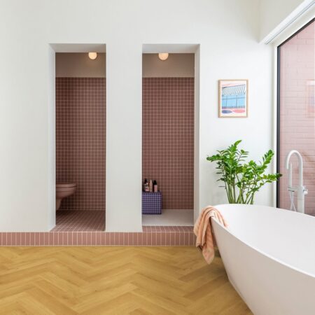 Quick-Step Impressive Design Herringbone - Cumin Oak Laminate Flooring