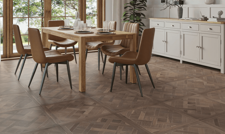 Montique Bavarian Forest Basket Weave Reverence Engineered Wood