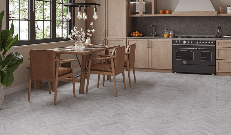 Montique Tongass Chevron Marsala Laminate