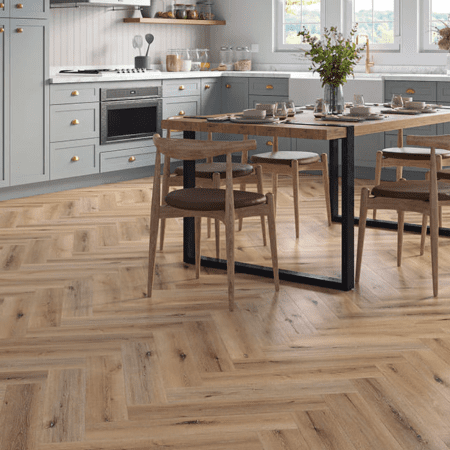 Montique Amazon Click Herringbone Camber Oak Luxury Vinyl Tile