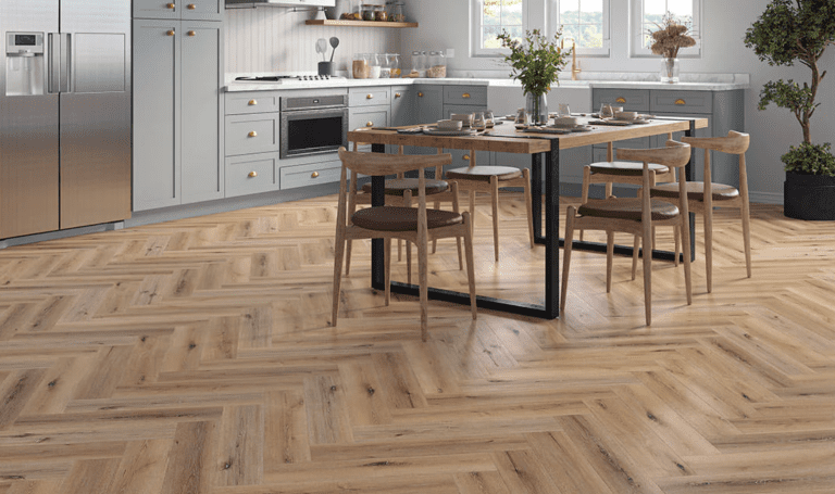 Montique Amazon Click Herringbone Camber Oak Luxury Vinyl Tile