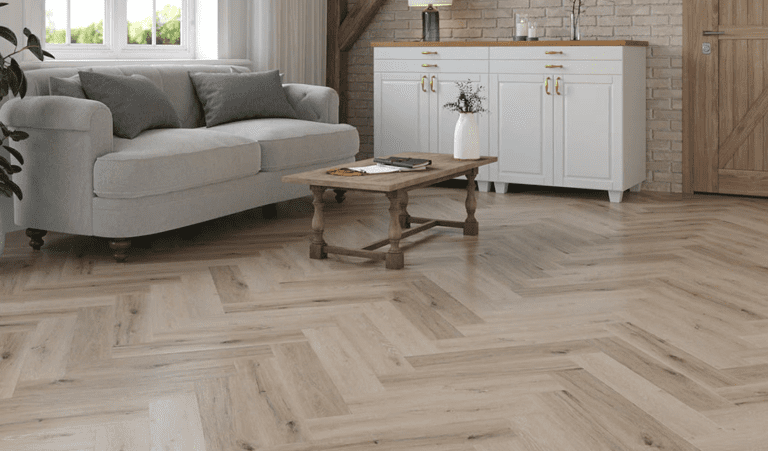 Montique Amazon Click Herringbone Studland Oak Luxury Vinyl Tile