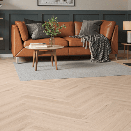 Montique Redwood Click Herringbone Luskentyre Oak Luxury Vinyl Tile
