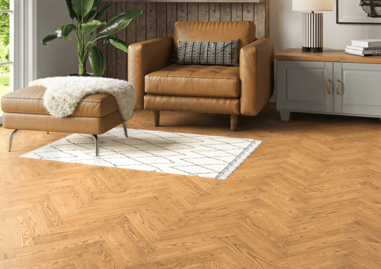 Montique Black Forest Herringbone Moors Engineered Wood