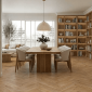 Montique Solid Oak Herringbone Salisbury Solid Wood