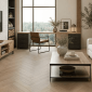 Montique Solid Oak Herringbone Stamford Solid Wood
